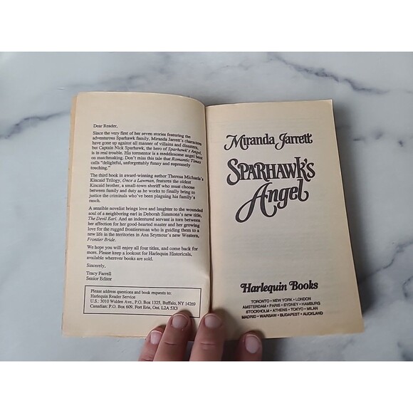 Sparhawk's Angel By Miranda Jarrett Paperback - Picture 3 of 10